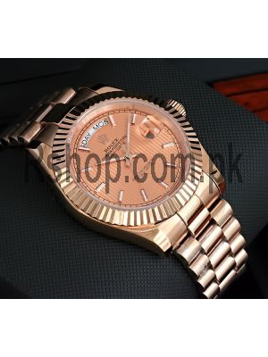 Rolex Day-Date 40  Rose Gold Watch Price in Pakistan
