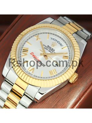 Rolex Day-Date II Two Tone Silver Dial Watch 2021 Price in Pakistan