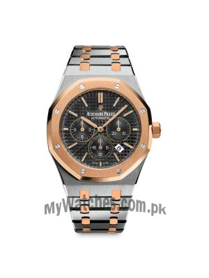 Audemars Piguet Royal Oak Chronograph Two Tone Black Dial Watch Price in Pakistan