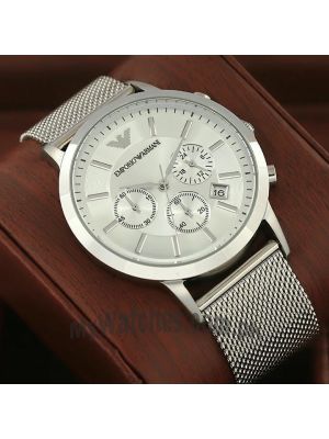 Emporio Armani Renato Classic Silver Dial Men's Watch Price in Pakistan