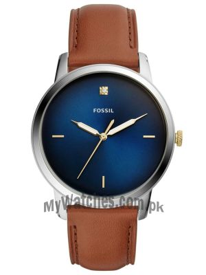 Fossil Minimalist Carbon Series Three-Hand Luggage Leather Watch FS5499   (Same as Original) Price in Pakistan
