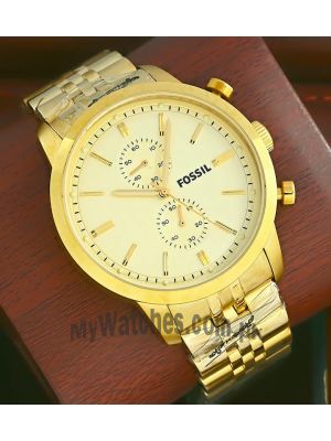 Fossil Townsman Goldtone Chronograph Men's Wrist Watch Price in Pakistan