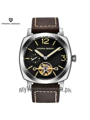 PAGANI DESIGN  Men's Mechanical  High Quality Leather Military Sports Watch Price in Pakistan