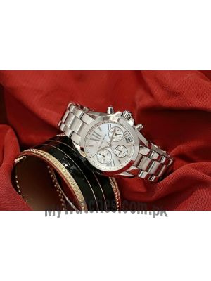Michael Kors Bradshaw Chronograph Silver Watch Price in Pakistan