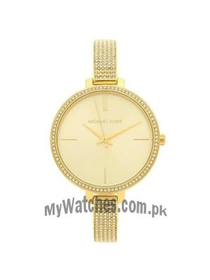 Michael Kors Jaryn Crystal Gold Sunray Dial Ladies Watch Price in Pakistan