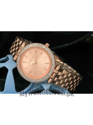 Michael Kors Ladies Rose Gold Watch Price in Pakistan