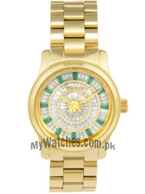 Michael Kors Women's Runway Gold-Tone Watch Price in Pakistan