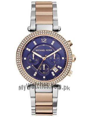 Michael Kors Women's MK6141 Parker Round Two-tone Bracelet Watch Price in Pakistan