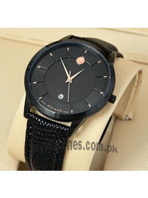 Movado Men's Analog Display Black Watch Price in Pakistan