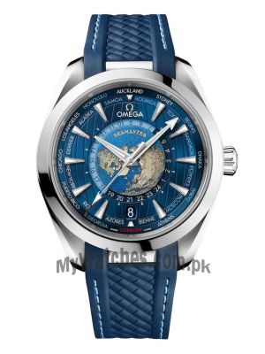 Omega Seamaster Aqua Terra Worldtimer Blue Watch Price in Pakistan