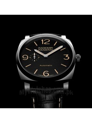 Panerai Radiomir Luminor Silver Black Watch  Price in Pakistan