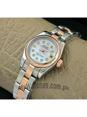 Rolex Lady Datejust Mother of Pearl Diamond Dial Watch Price in Pakistan
