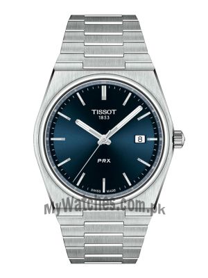 Tissot PRX Silver Stainless Steel Blue Dial Quartz Watch for Gents Price in Pakistan