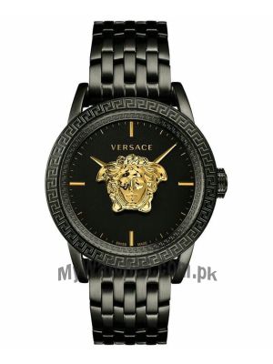 Versace Men's Swiss Palazzo Empire Black Ion-Plated Stainless Steel  Watch Price in Pakistan