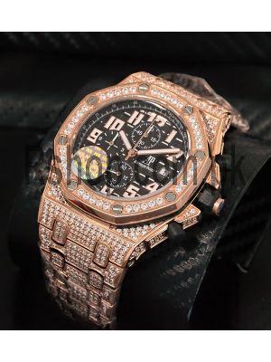 Find Audemars Piguet Royal Oak Offshore Pink Gold Diamond Men’s Watches Prices in Pakistan