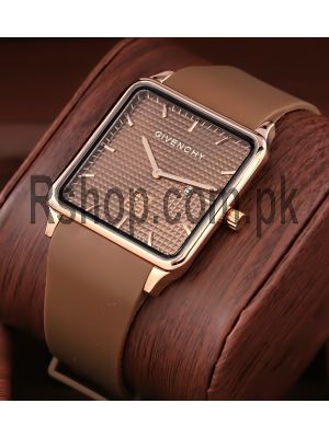 Givenchy Brown Square Ultra Slim Watch Price in Pakistan