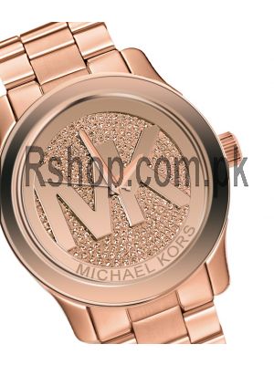 Michael Kors Women's MK5853 'Runway' Rose Gold Tone Stainless Steel Watch Price in Pakistan