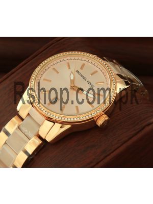 Michael Kors Women's Ritz Rose Gold Tone Watch Price in Pakistan