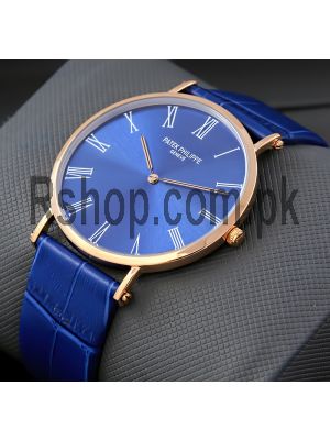 Patek Philippe Ultra Slim Blue Watch Price in Pakistan