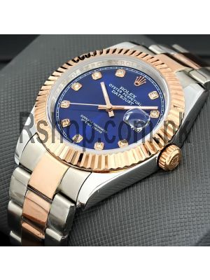 Rolex Datejust Blue Diamond Dial Watch Price in Pakistan