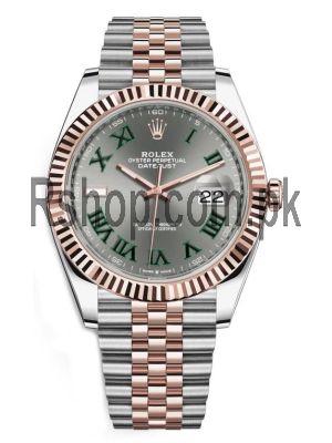 Rolex Datejust Grey Dial Swiss Watch