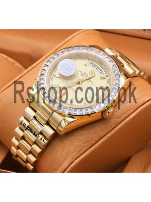 Rolex Yellow Gold Day-Date II Swiss Watch Price in Pakistan