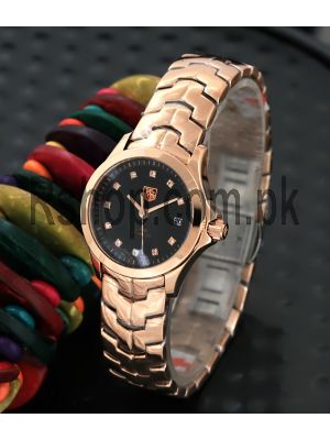 TAG Heuer Link Lady RoseGold Black Dial Watch Price in Pakistan