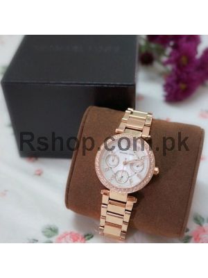 Michael Kors Parker Rose Gold Chronograph Watch  Price in Pakistan