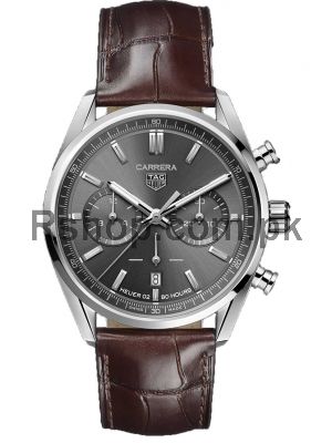 Tag Heuer Carrera Calibre Heuer 02 42mm Grey Chronograph Watch Price in Pakistan