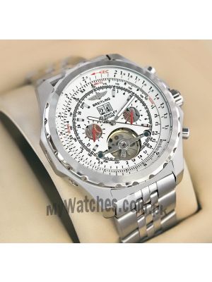 Breitling for Bentley White Tourbillon Chronograph Fullstainless steel watch Price in Pakistan