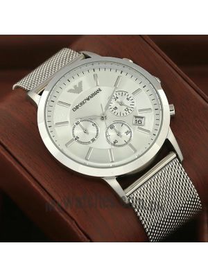 Emporio Armani Renato Classic Silver Dial Men's Watch Price in Pakistan