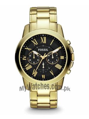 Fossil Grant Black Dial Watch Price in Pakistan