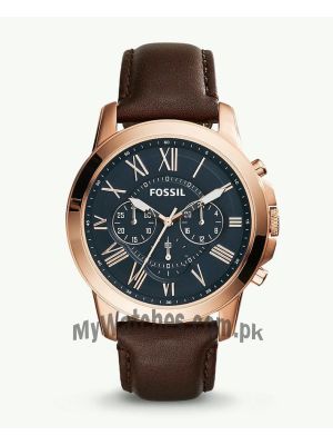 Fossil Grant Chronograph Brown Leather Watch FS5068  (Same as Original) Price in Pakistan