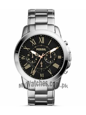 Fossil Grant Chronograph Stainless Steel Watch FS4994   (Same as Original) Price in Pakistan