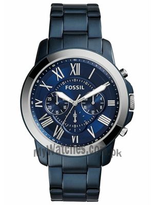 Fossil Nate Blue Steel Band Chronograph Watch FS5230   (Same as Original) Price in Pakistan