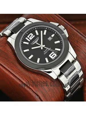 Longines Conquest Black Ceramic Mens Watch Price in Pakistan