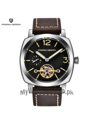 PAGANI DESIGN  Men's Mechanical  High Quality Leather Military Sports Watch Price in Pakistan