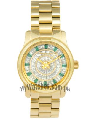 Michael Kors Women's Runway Gold-Tone Watch Price in Pakistan
