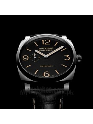 Panerai Radiomir Luminor Silver Black Watch  Price in Pakistan