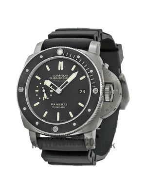 Panerai Luminar Submersible 1950 Amagnetic Black Dial Black Rubber Men's Watch Price in Pakistan