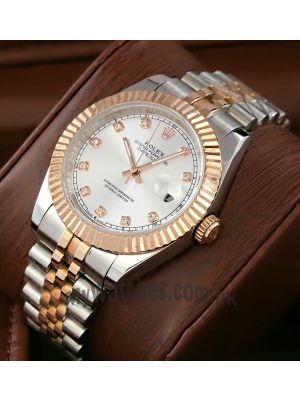 Rolex Datejust Silver Diamond Dial Watch Price in Pakistan