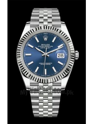 Rolex Datejust  Blue Dial Swiss Watch Price in Pakistan