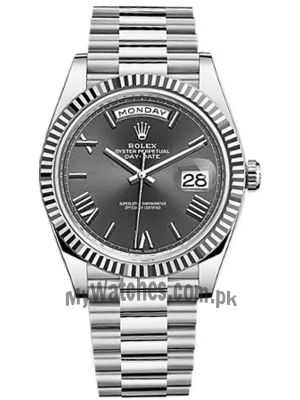 Rolex Day-Date 40 Dark Rhodium Dial Watch Price in Pakistan
