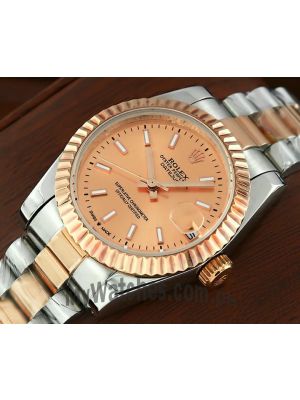 Rolex Lady DateJust Rose Gold Dial Watch Price in Pakistan