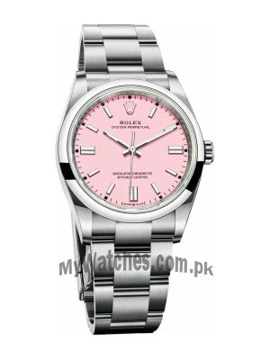 Rolex Oyster Perpetual Pink Dial Watch Price in Pakistan