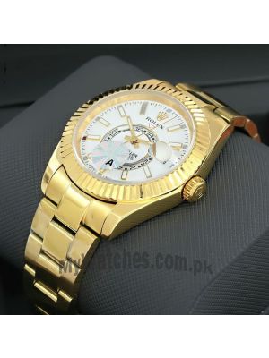 Rolex Sky-Dweller Yellow Gold Swiss Watch Price in Pakistan