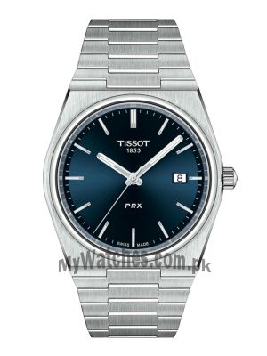 Tissot PRX Silver Stainless Steel Blue Dial Quartz Watch for Gents Price in Pakistan