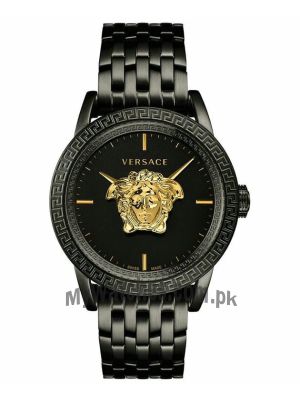 Versace Men's Swiss Palazzo Empire Black Ion-Plated Stainless Steel  Watch Price in Pakistan