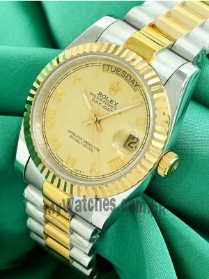 Rolex Day-Date Yellow Gold Roman Dial Watch Price in Pakistan