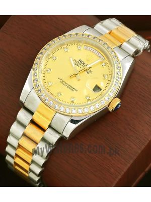 Rolex Day Date Two Tone Watch Price in Pakistan